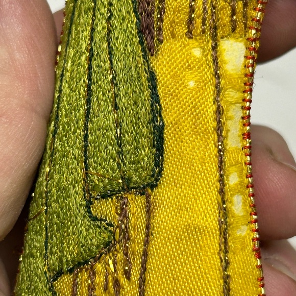 3 vintage Christmas ornaments wise men embroidered - Picture 5 of 7